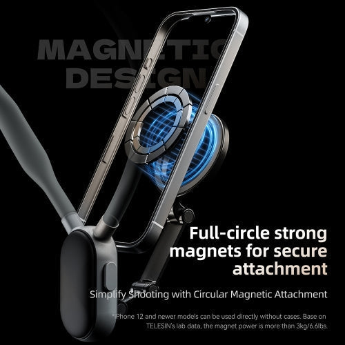 TELESIN™ Magnetic Neck Mount For Phones حامل هاتف مغناطيسي للرقبة
