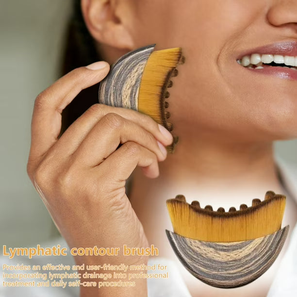 Lymphatic Contour Face Brush فرشاة كونتور الوجه