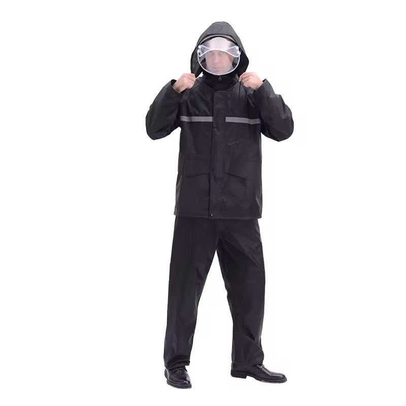 Motorcycle Waterproof Rain Coat معطف مطر مقاوم للماء للدراجات النارية
