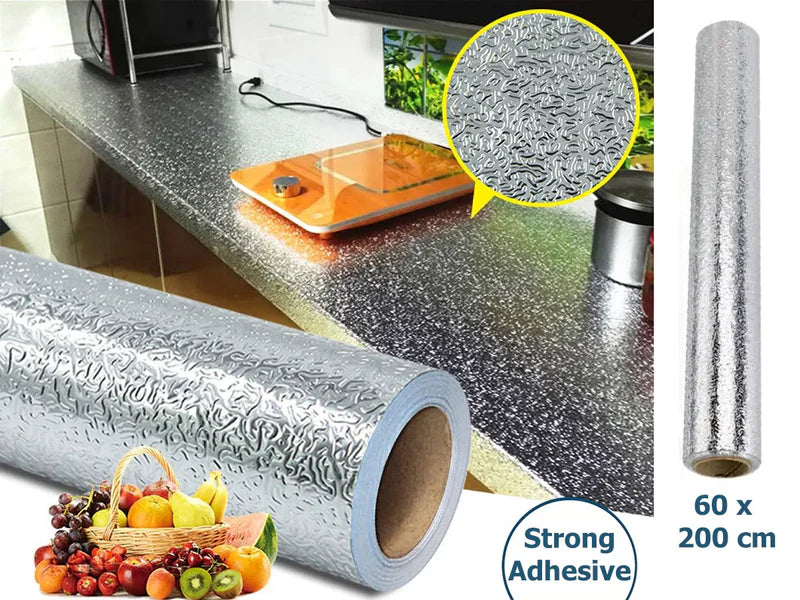 Aluminum Waterproof Kitchen Sheet 200 x 60 cm لوح مطبخ ألومنيوم مقاوم للماء 200×60 سم