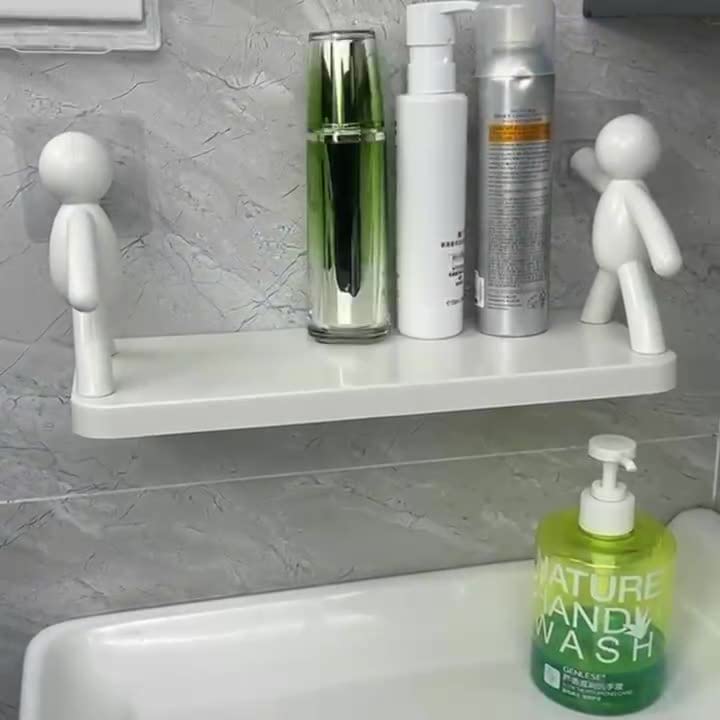 Abstract Wall Mount Shelf رف جداري بتصميم تجريدي