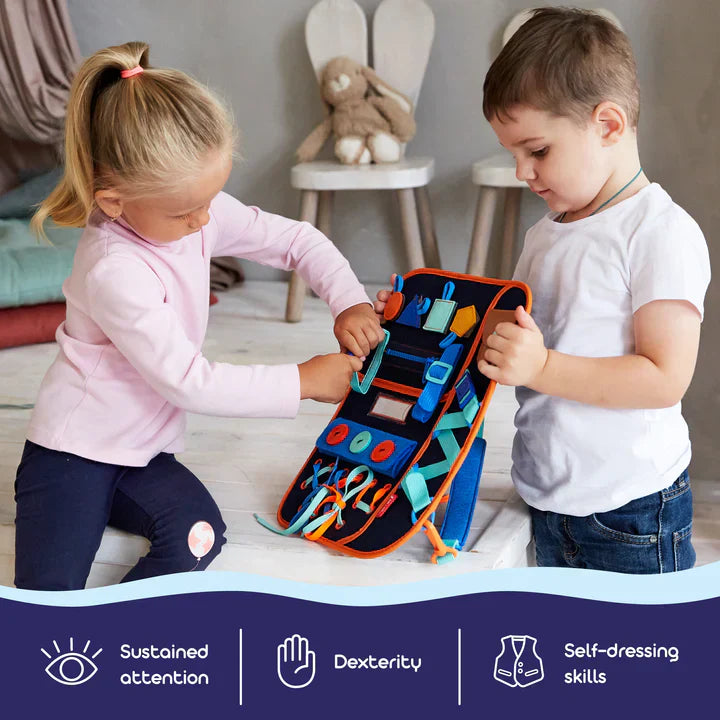 Busy Board Montessori Toys for Toddlers لوحة أنشطة مونتيسوري للأطفال الصغار