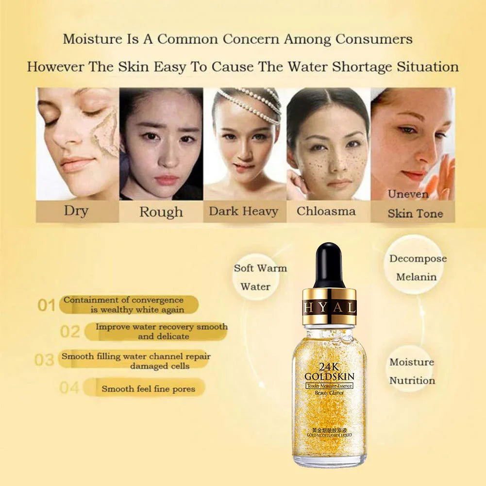 Gold Nicotinamide Anti-Aging Serum سيروم ذهبي بالنيكوتيناميد مضاد للشيخوخة