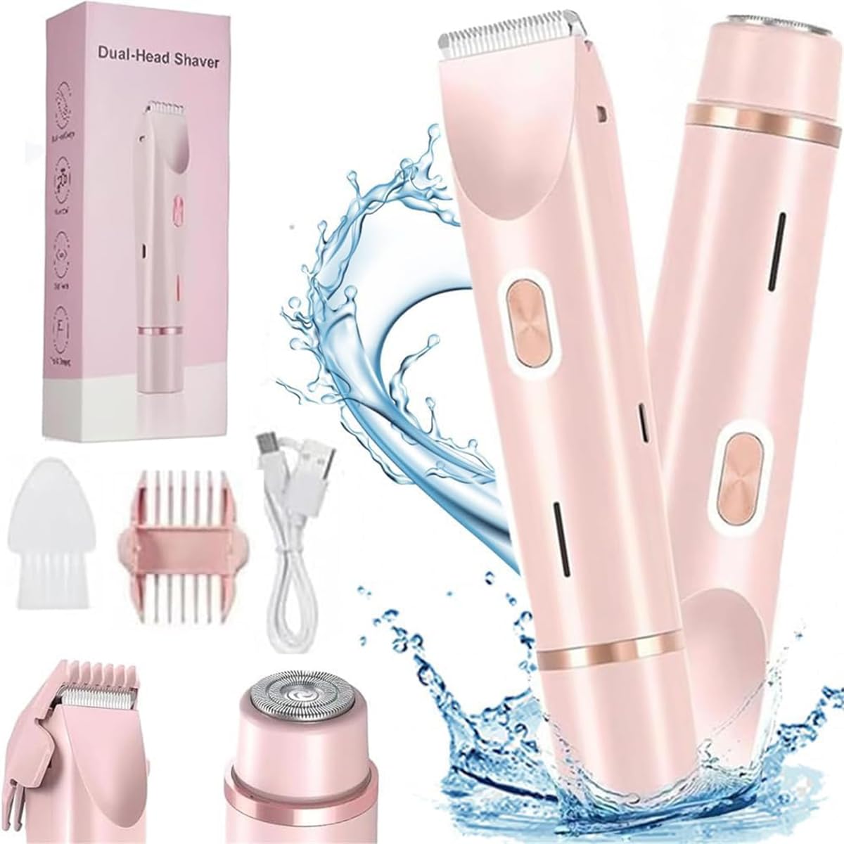 2 in 1 Dual Head Bikini Trimmer مزيل شعر بيكيني برأسين 2 في 1
