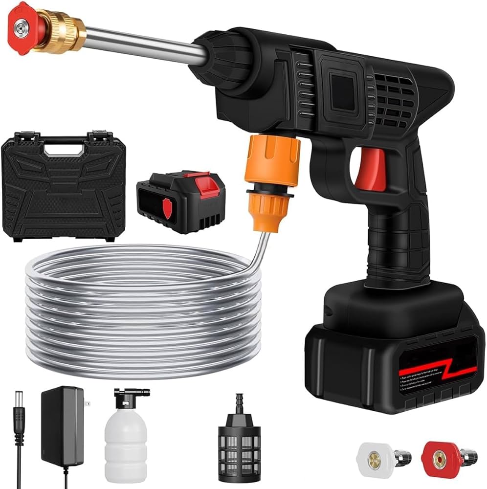 Electric High Pressure Water Spray | Rechargeable رشاش مياه كهربائي عالي الضغط | قابل للشحن