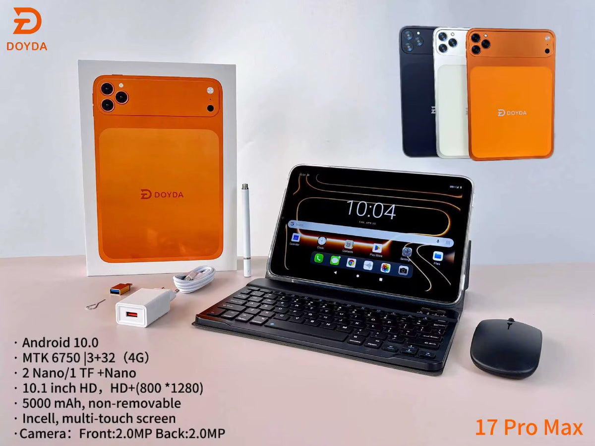 17 Pro Max Tablet 10.1 Inch Dual Sim 4G
