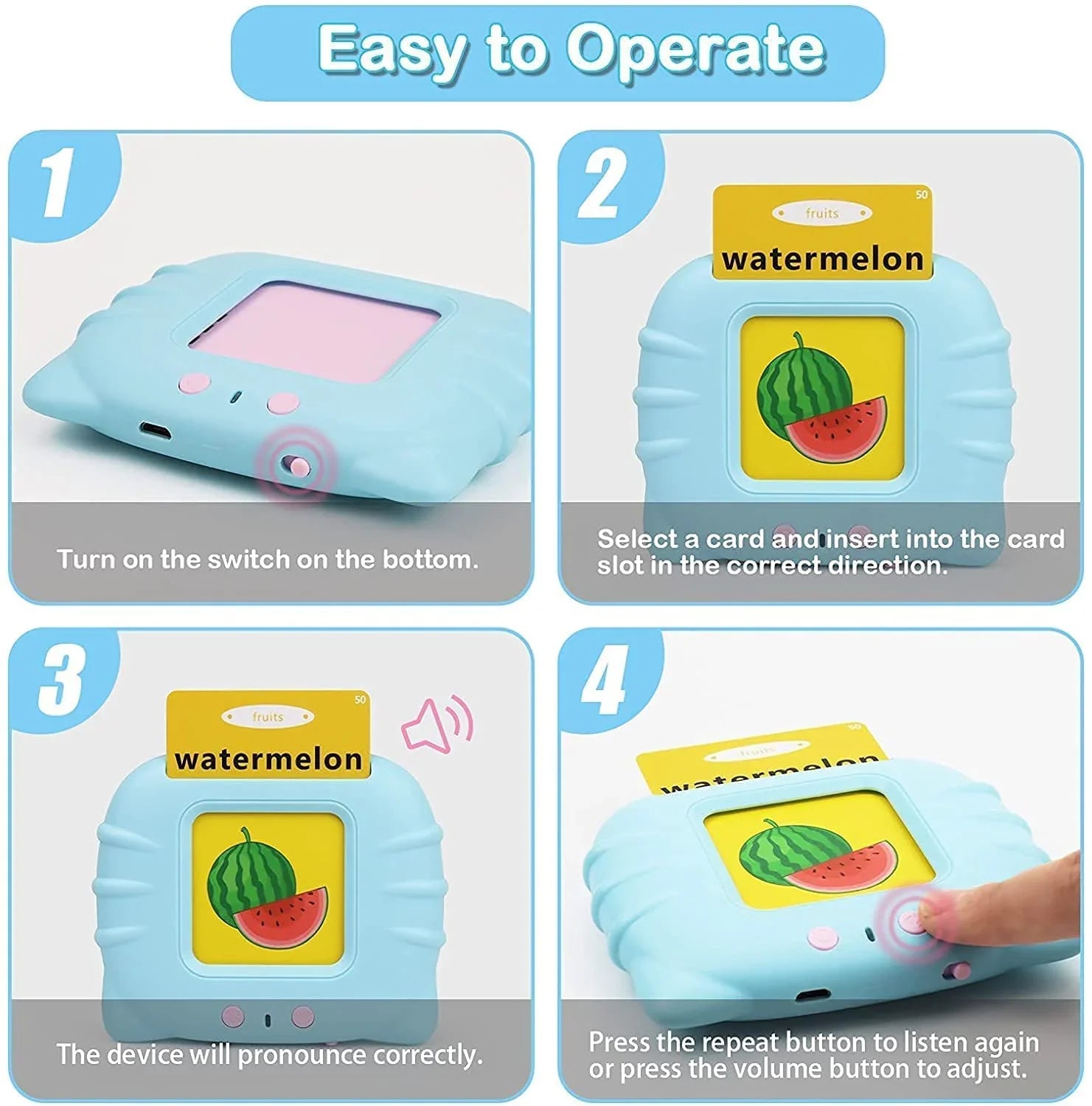 Talking Educational Flash Cards بطاقات تعليمية ناطقة