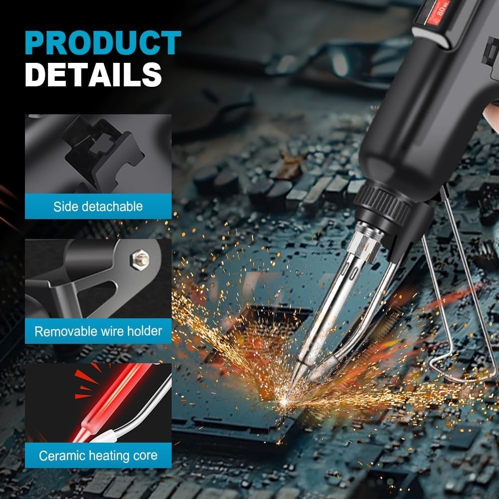 Automatic Electric Soldering Gun + Roll