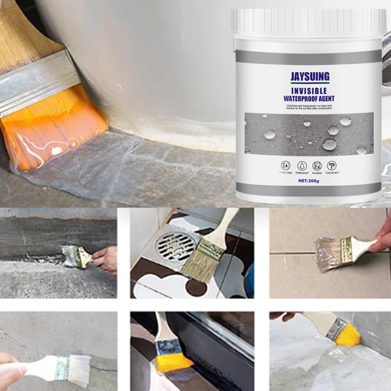 Transparent Polyurethane Waterproof Coating Agent عامل طلاء بولييوريثين شفاف مقاوم للماء
