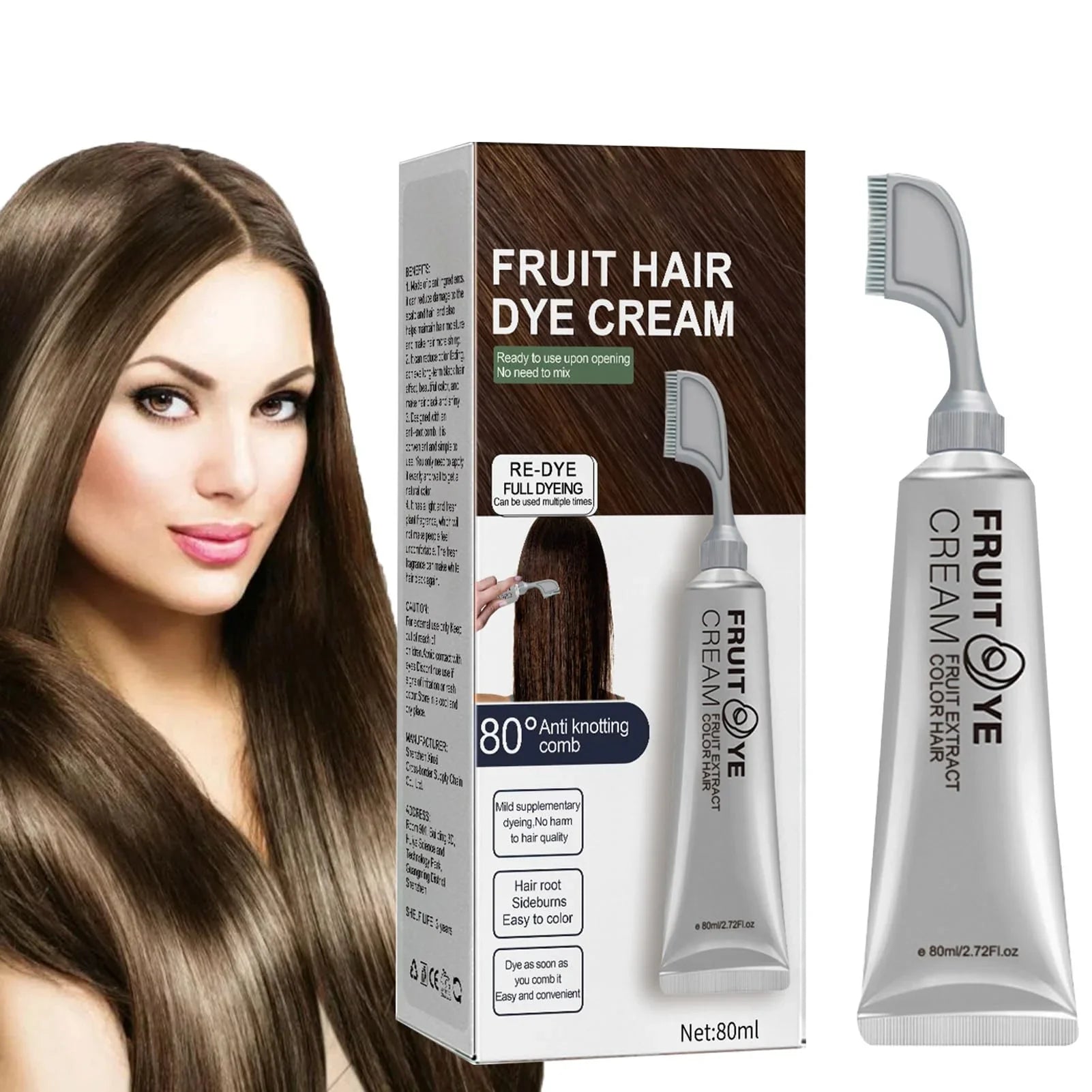 Fruit Hair Dye Cream كريم صبغة شعر بالفواكه