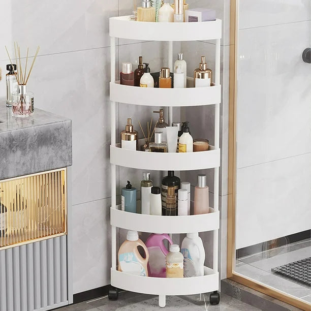 5 layers Rolling Corner Shelf رف زاوية متحرك 5 طوابق