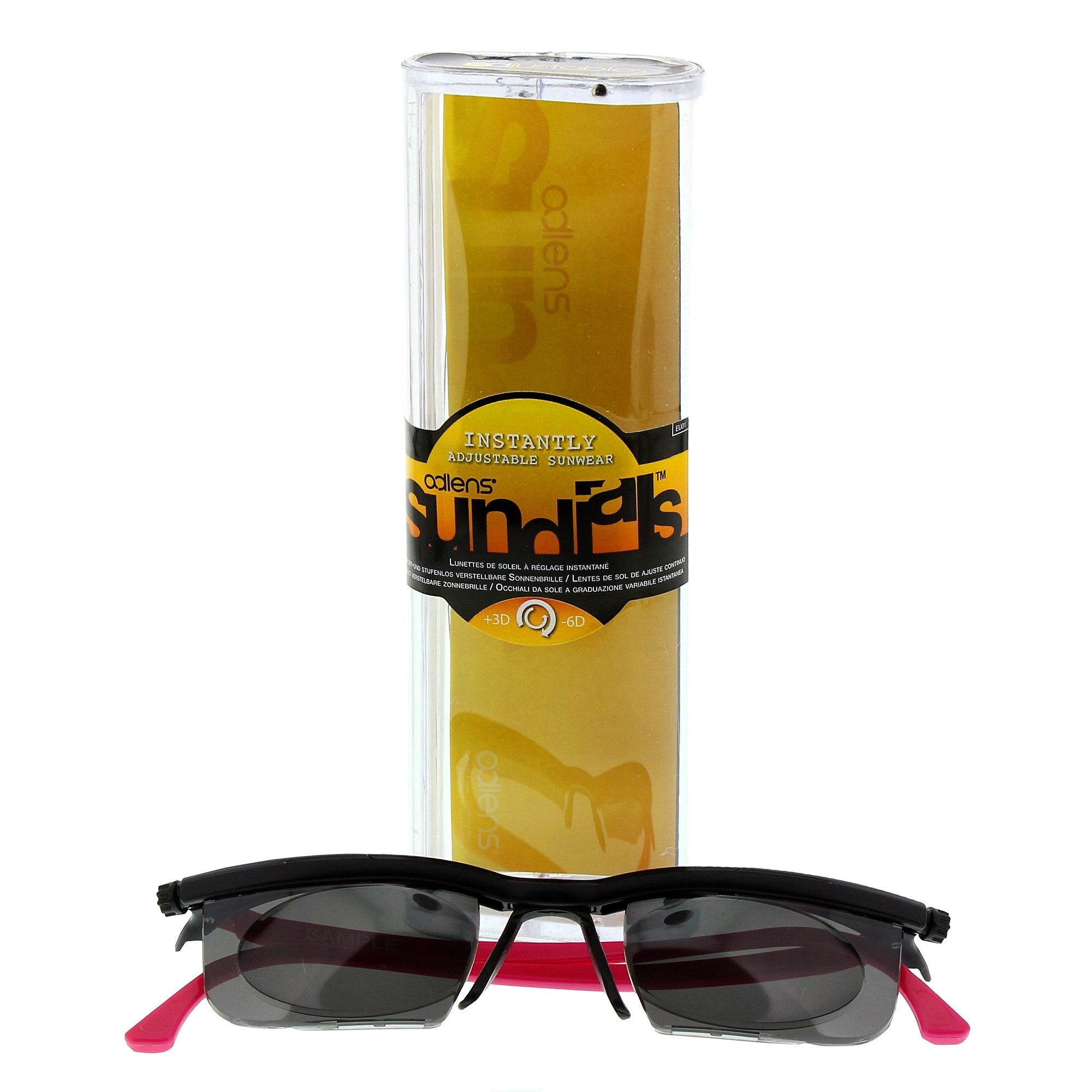 Sundials Adjustable Reading Glasses From -6° Till +3° نظارات قراءة قابلة للتعديل من -6° إلى +3°