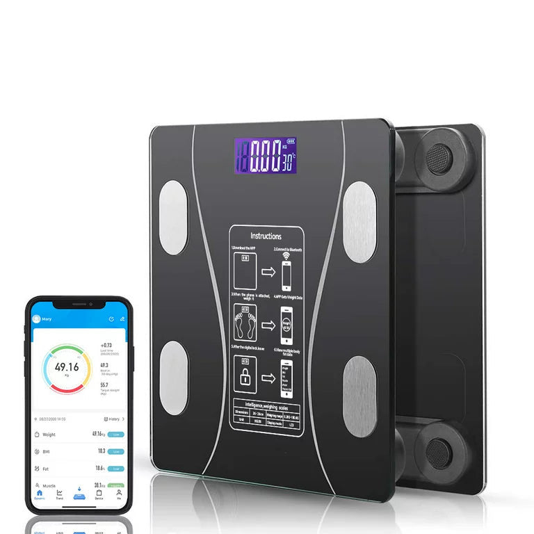 Smart Body Scale | Rechargeable ميزان جسم ذكي | قابل للشحن