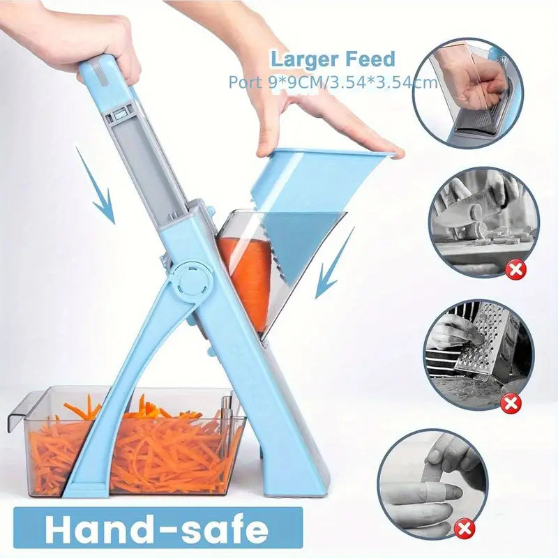 Heavy Duty Multifunctional Vegetable Chopper فرامة خضروات متعددة الوظائف فائقة التحمل