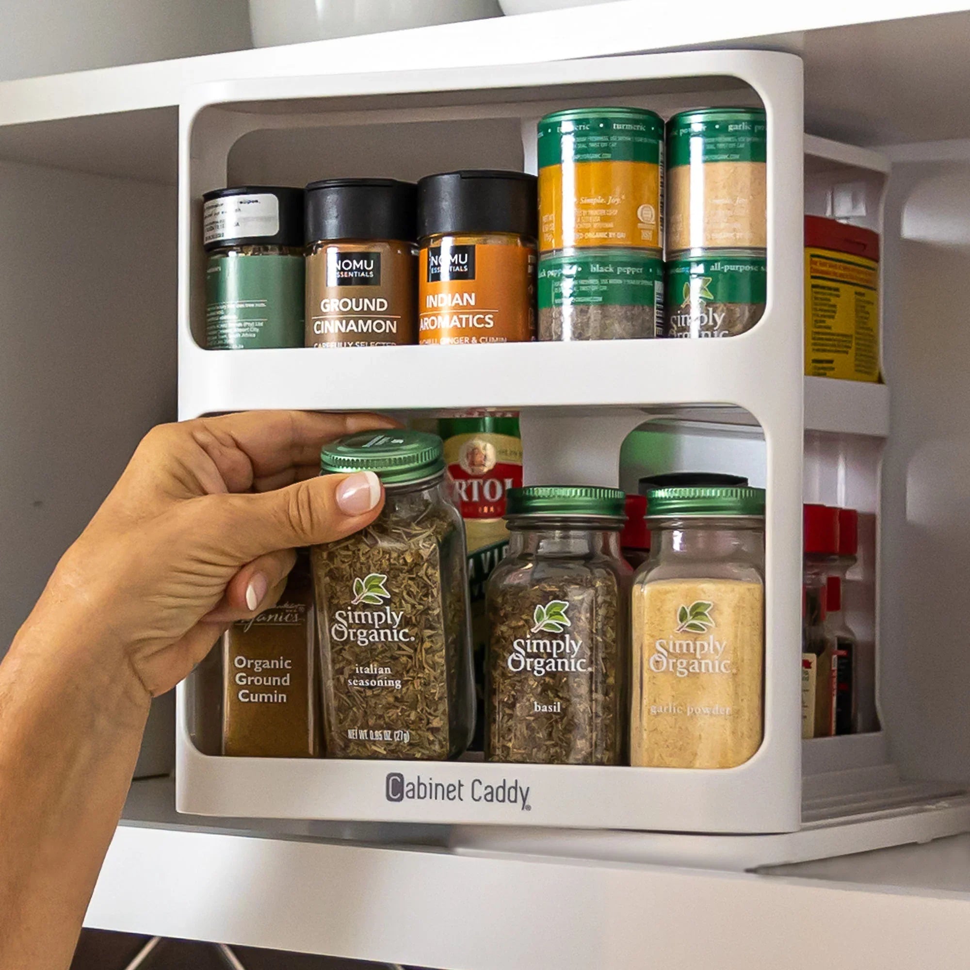 Cabinet Caddy - Instant Access Cabinet Organizer منظم خزانة فوري الوصول