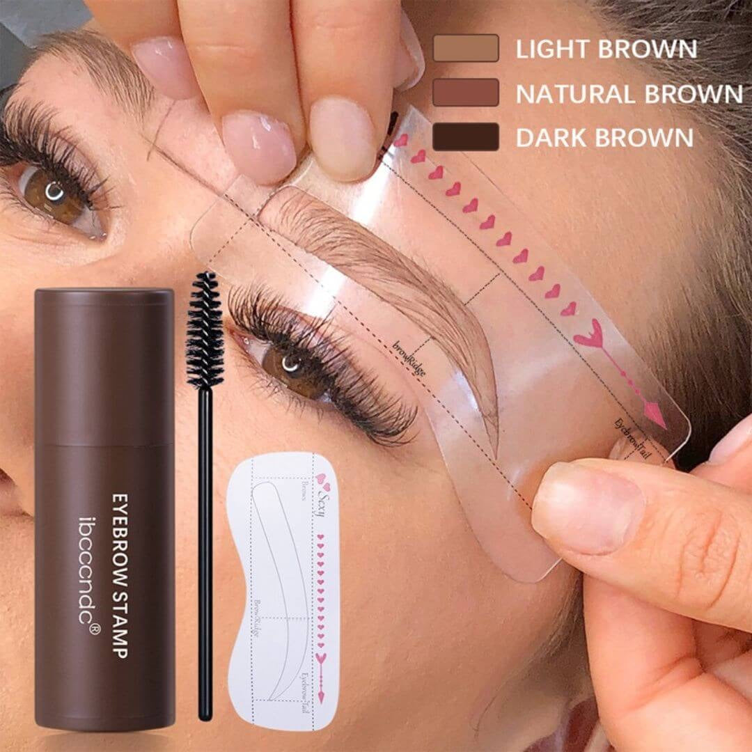 ibcccndc® EyeBrow Stamp | 10 Shapes ختم رسم الحاجبين 10 أشكال