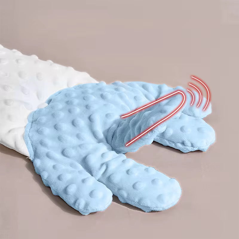 Baby Cotton Lounger With Vibrating Hand سرير قطني للرضيع مع يد اهتزاز