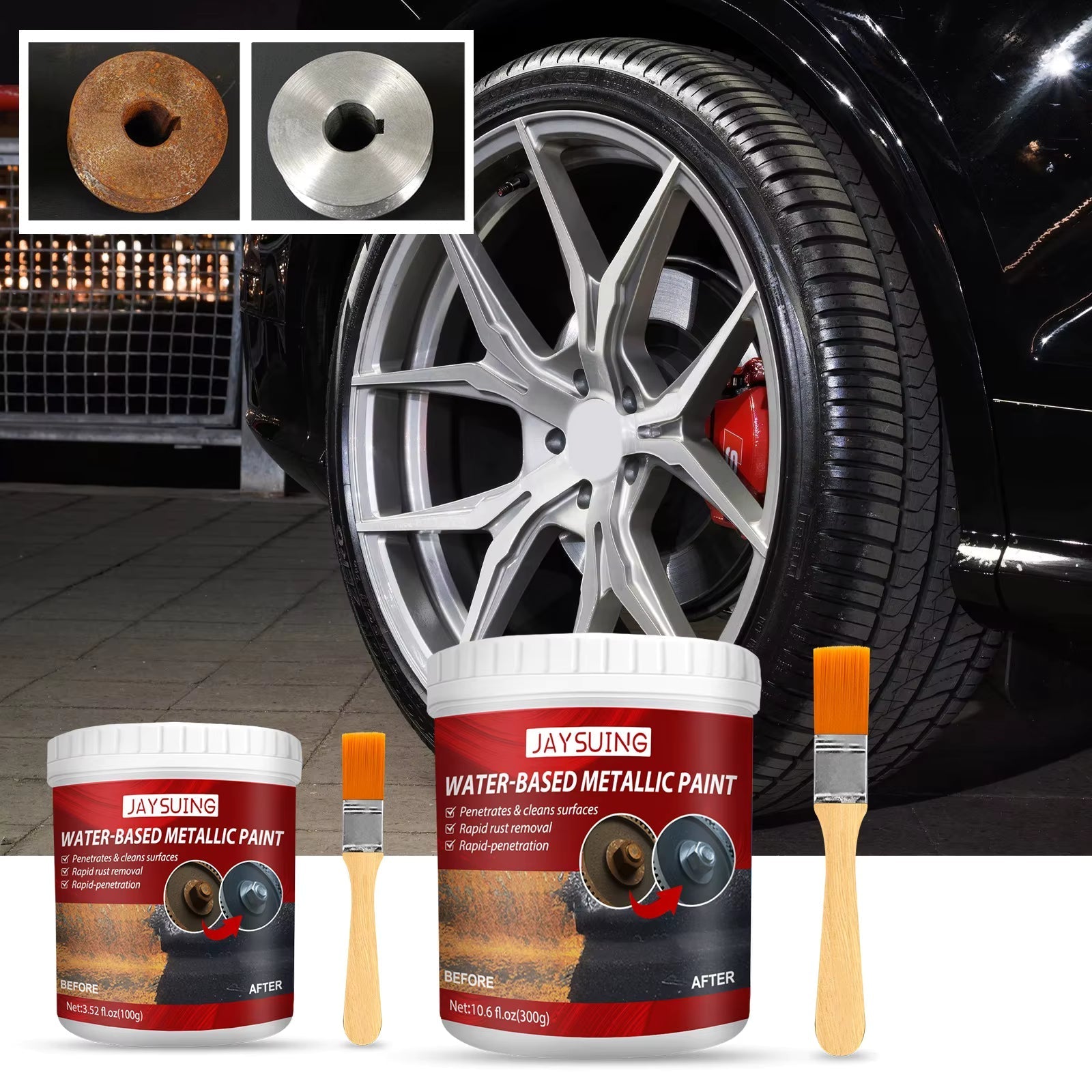 Water-Based Rust Remover Weather-Proof Long Lasting مزيل صدأ مائي مقاوم للطقس طويل الأمد