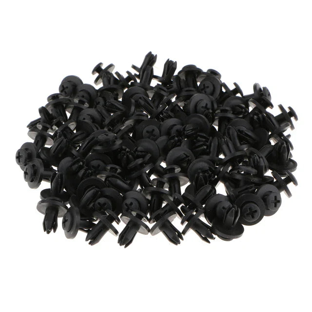 Car Plastic Push Rivets Clips مشابك بلاستيكية لتثبيت باب السيارة