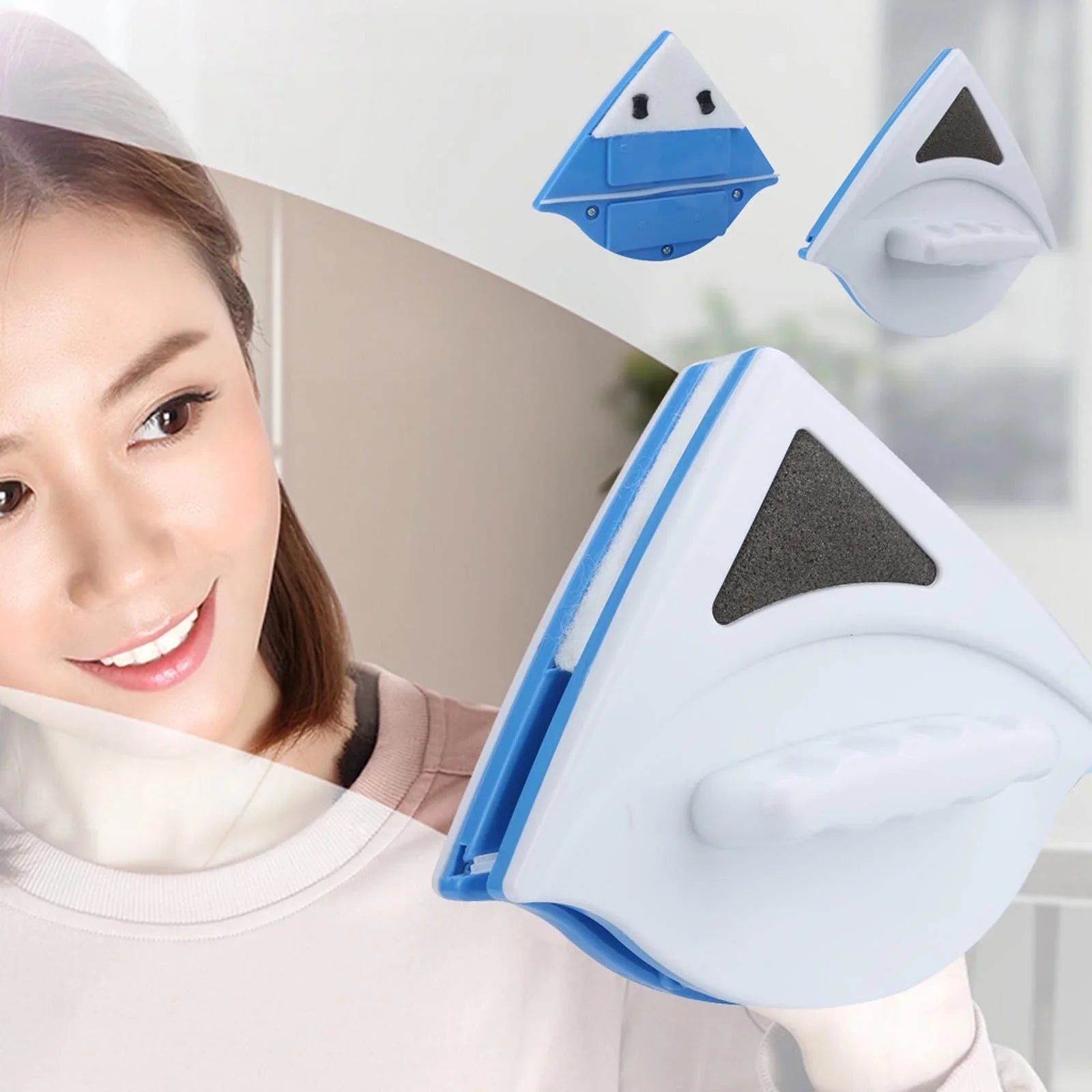 Magnetic Window Cleaner For Double Vitrage منظف نوافذ مغناطيسي للزجاج المزدوج