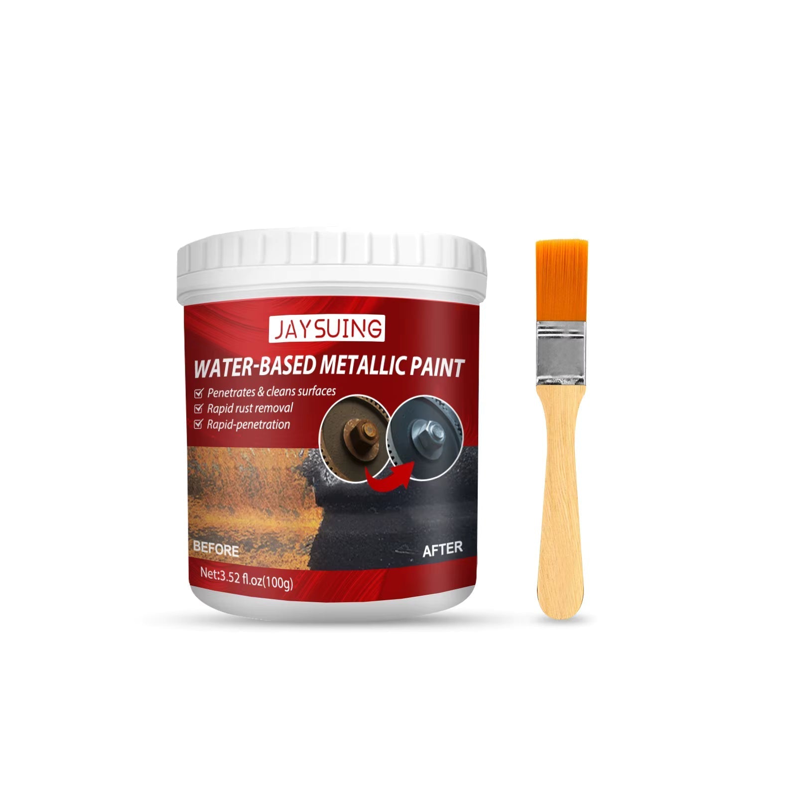 Water-Based Rust Remover Weather-Proof Long Lasting مزيل صدأ مائي مقاوم للطقس طويل الأمد