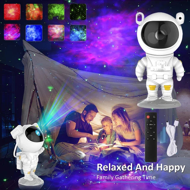 Astronaut Galaxy Star Projector | Big Size جهاز عرض نجوم المجرة بشكل رائد فضاء | حجم كبير