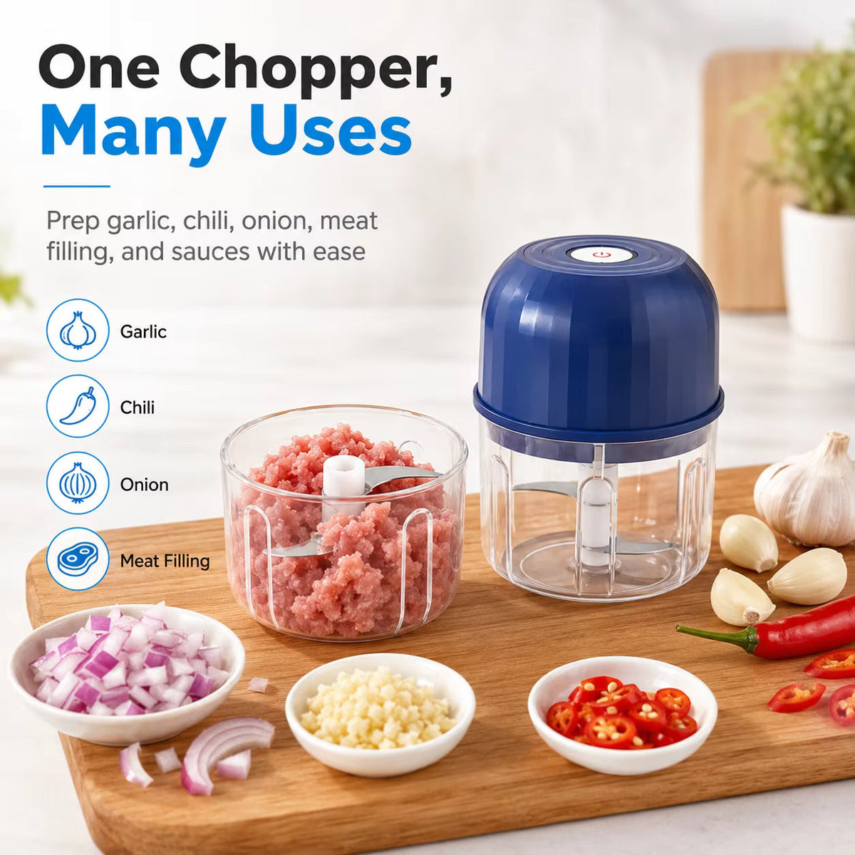 Electric Mini Chopper and Mincer
