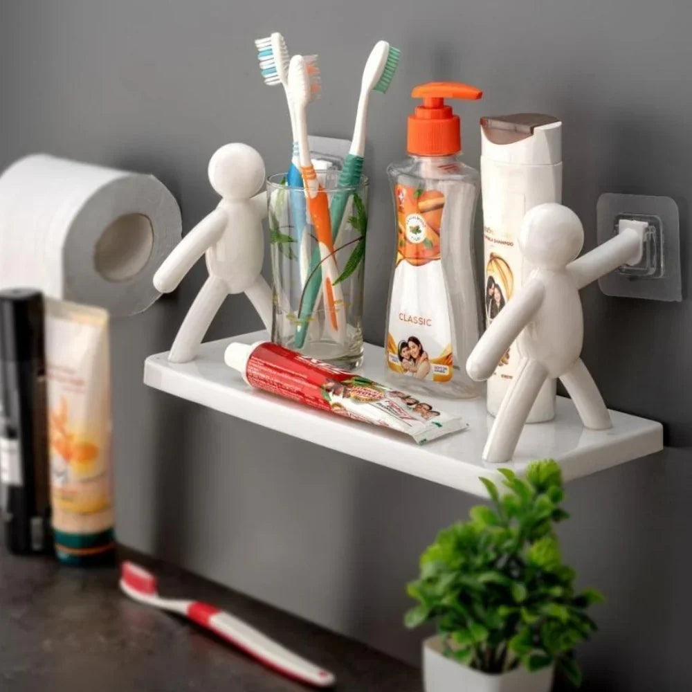 Abstract Wall Mount Shelf رف جداري بتصميم تجريدي