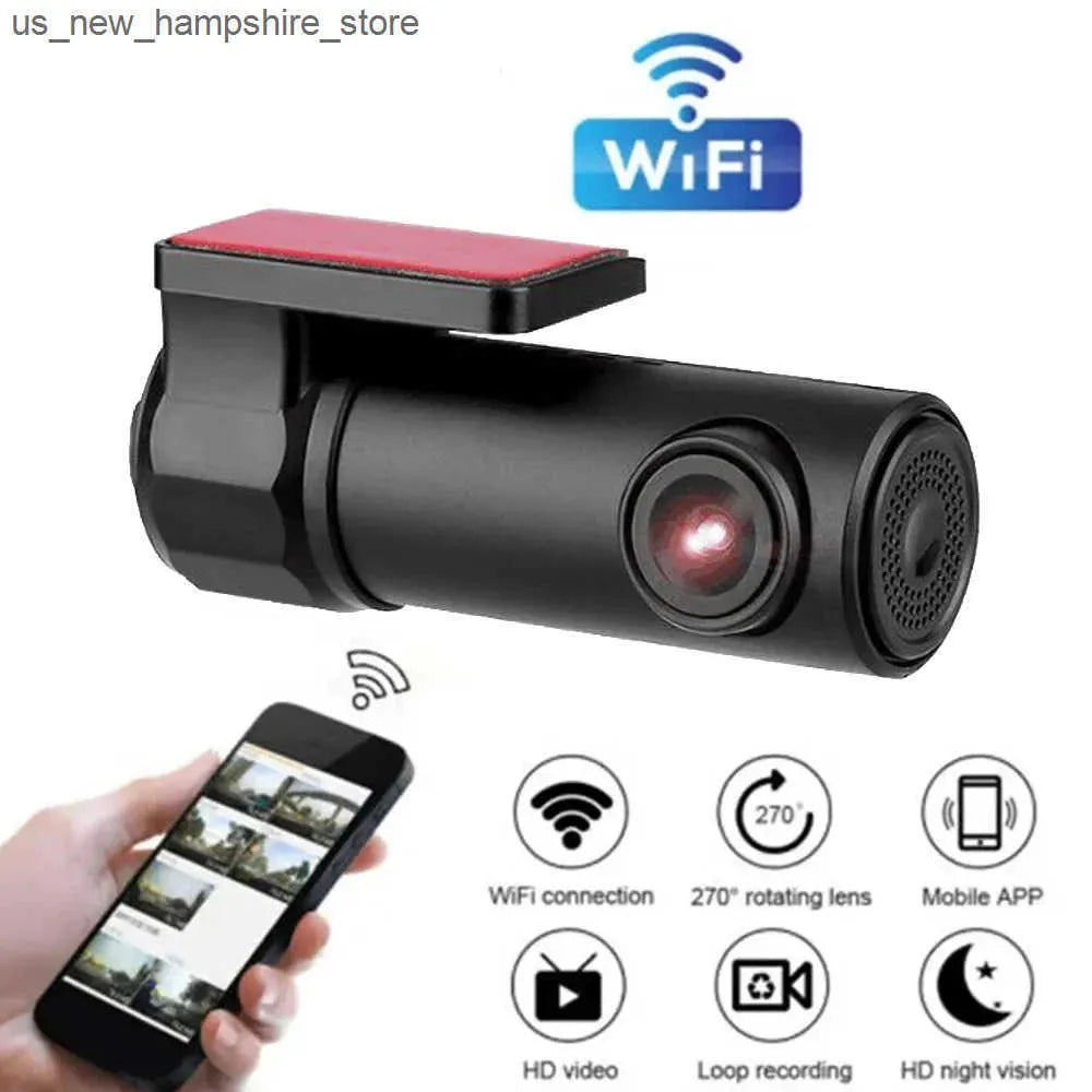 Car Wi-Fi Dash Cam Mini Hidden 1080P كاميرا سيارة مخفية مصغيرة 1080P بوايفاي