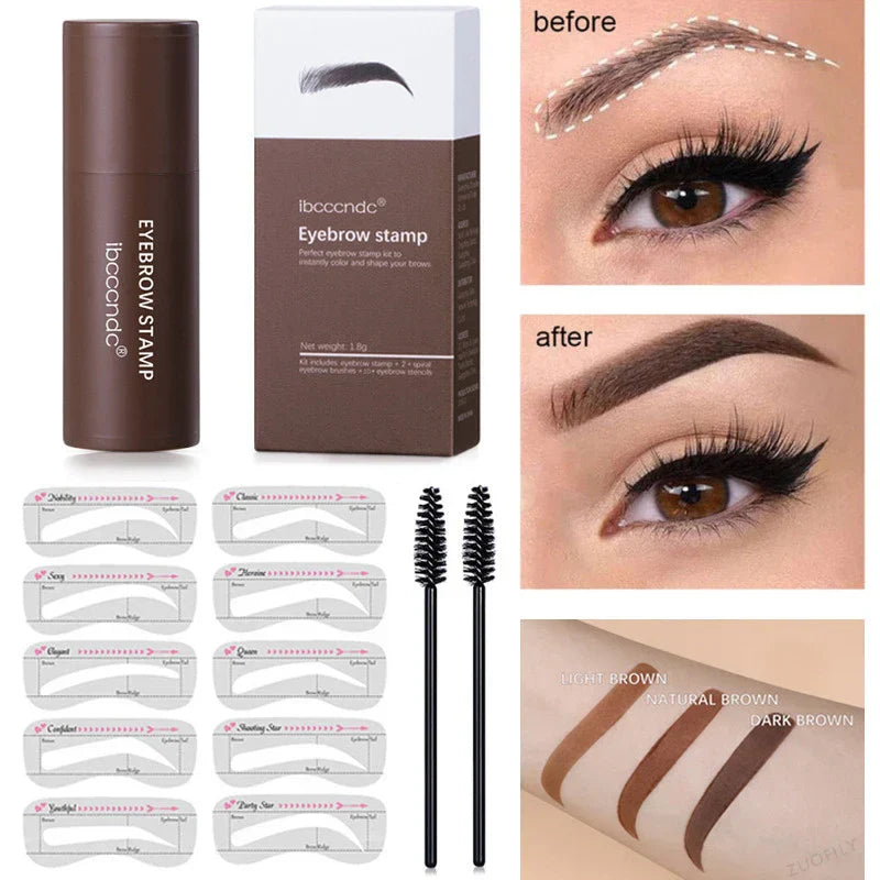 ibcccndc® EyeBrow Stamp | 10 Shapes ختم رسم الحاجبين 10 أشكال