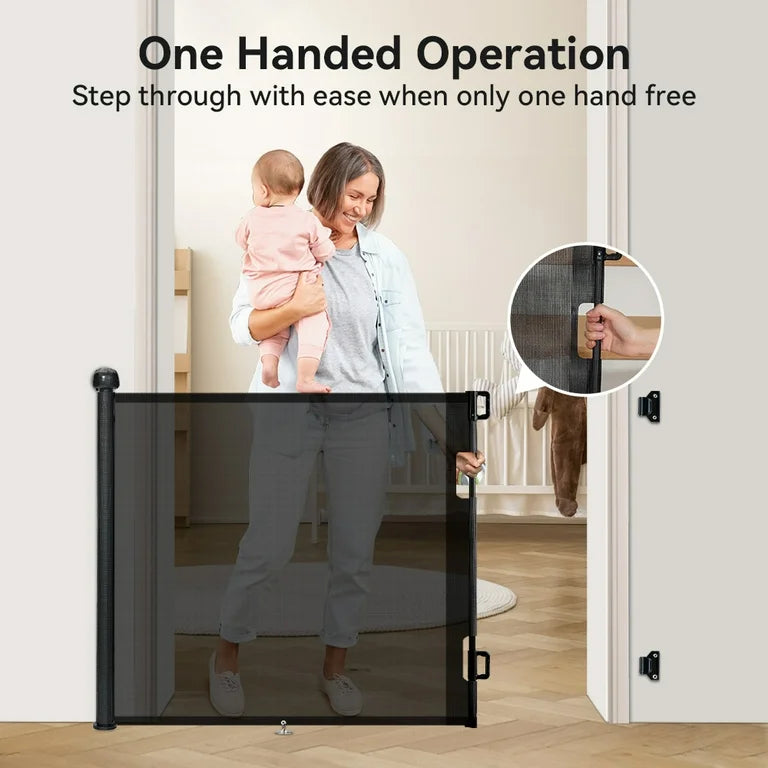 Retractable Safeway Baby Gate بوابة أمان قابلة للسحب للأطفال