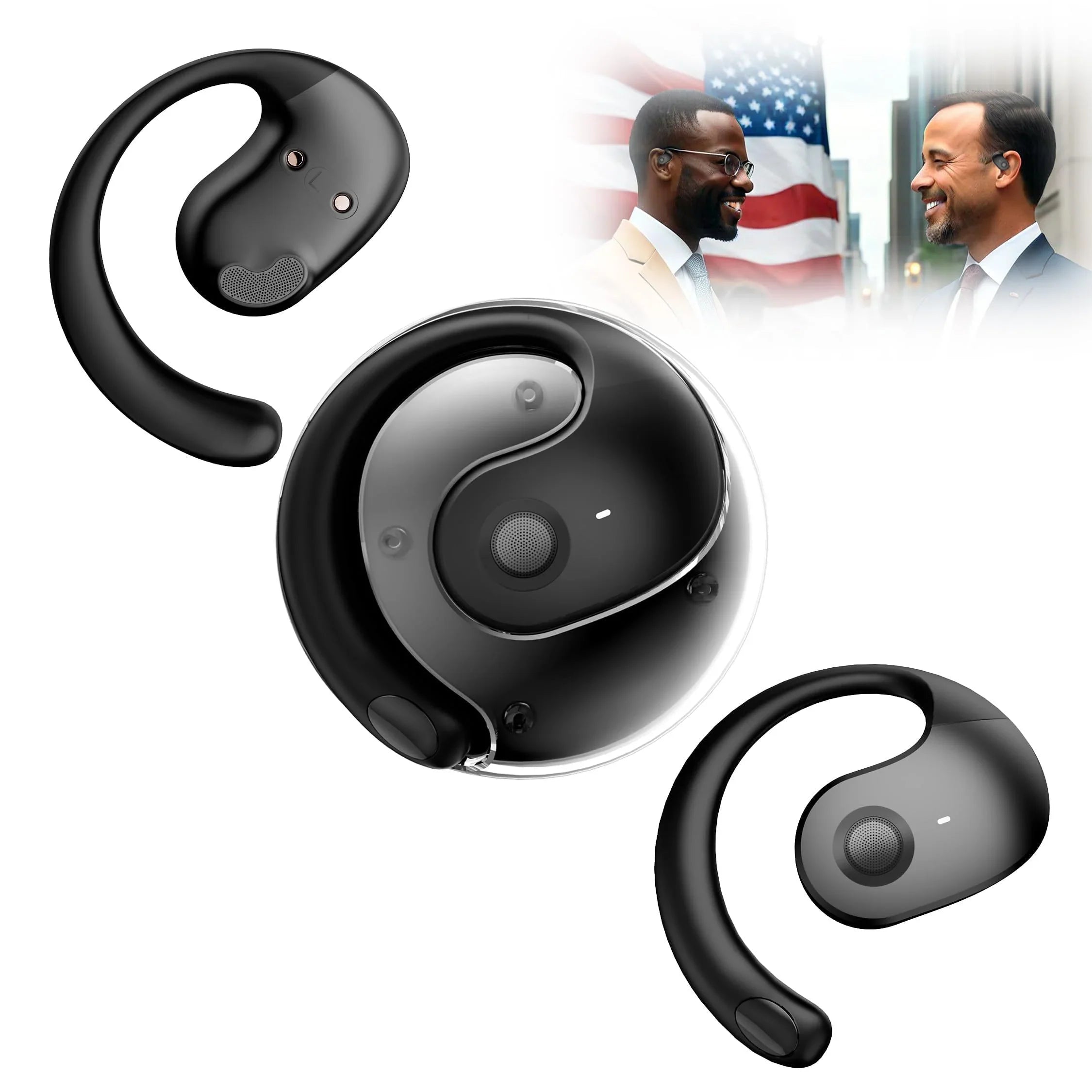 AI Smart H79 Translation Headphones سماعات ترجمة ذكية