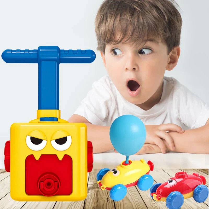 BALLOON PUMP RACER PARTY KIDS CAR سيارة أطفال تعمل بضخ البالون