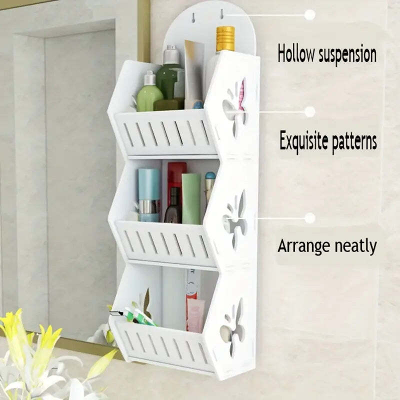 3 LAYER WALL STORAGE RACK رف تخزين جداري 3 طوابق