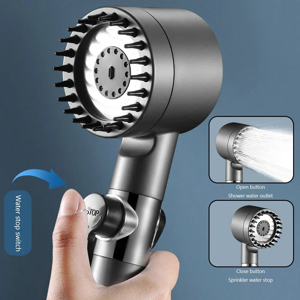 Showery® Turbo Massage Shower Head رأس دش توربو ماساج