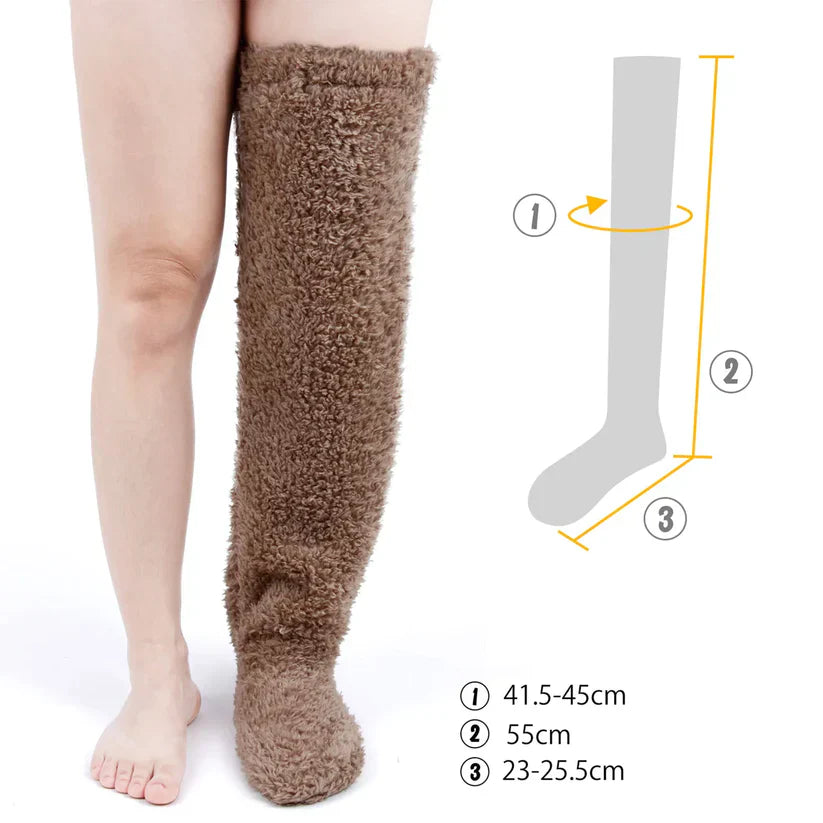 Comfy Teddy Socks | No More Cold Feet With Our Plushy Socks جوارب دافئة وناعمة للقدمين