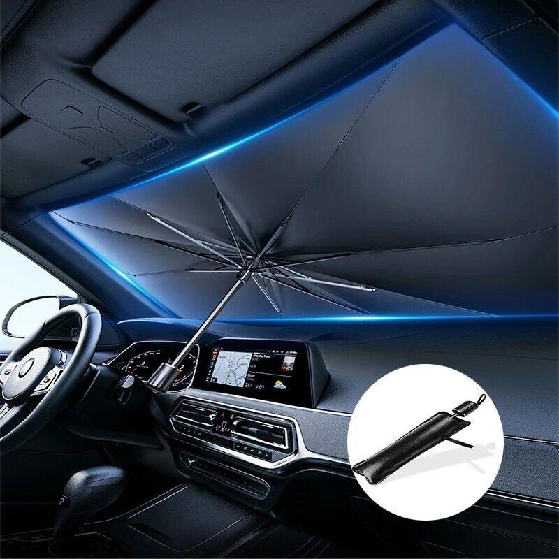 Foldable Sunshade Car Umbrella مظلة سيارة قابلة للطي للحماية من الشمس