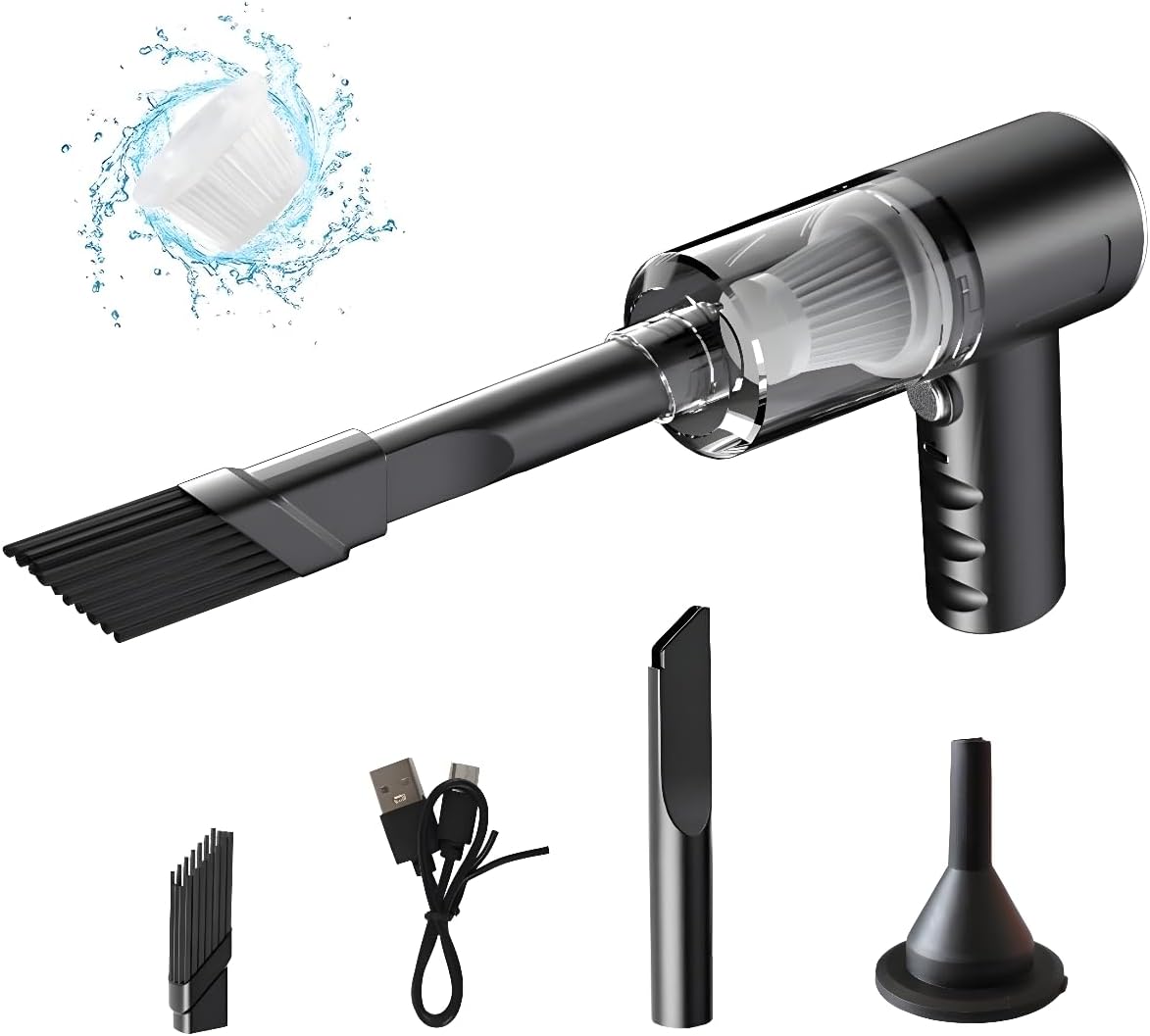 CORDLESS RECHARGEABLE VACUUM CLEANER مكنسة كهربائية لاسلكية قابلة للشحن