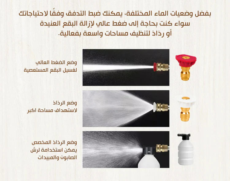 Electric High Pressure Water Spray | Dual Battery رشاش مياه كهربائي عالي الضغط | بطاريتان