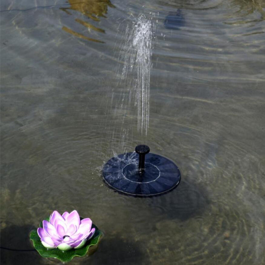 Solar Powered Water Fountain نافورة مائية تعمل بالطاقة الشمسية