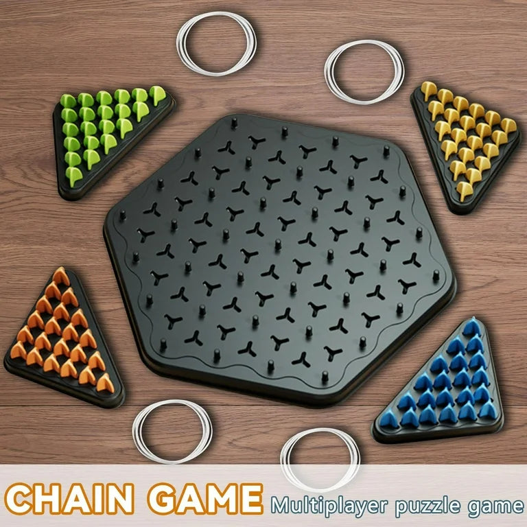 Chain Triangular Chess Game لعبة شطرنج مثلثية السلسلة