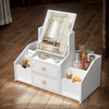Wooden Vanity Makeup Organizer منظم مكياج خشبي
