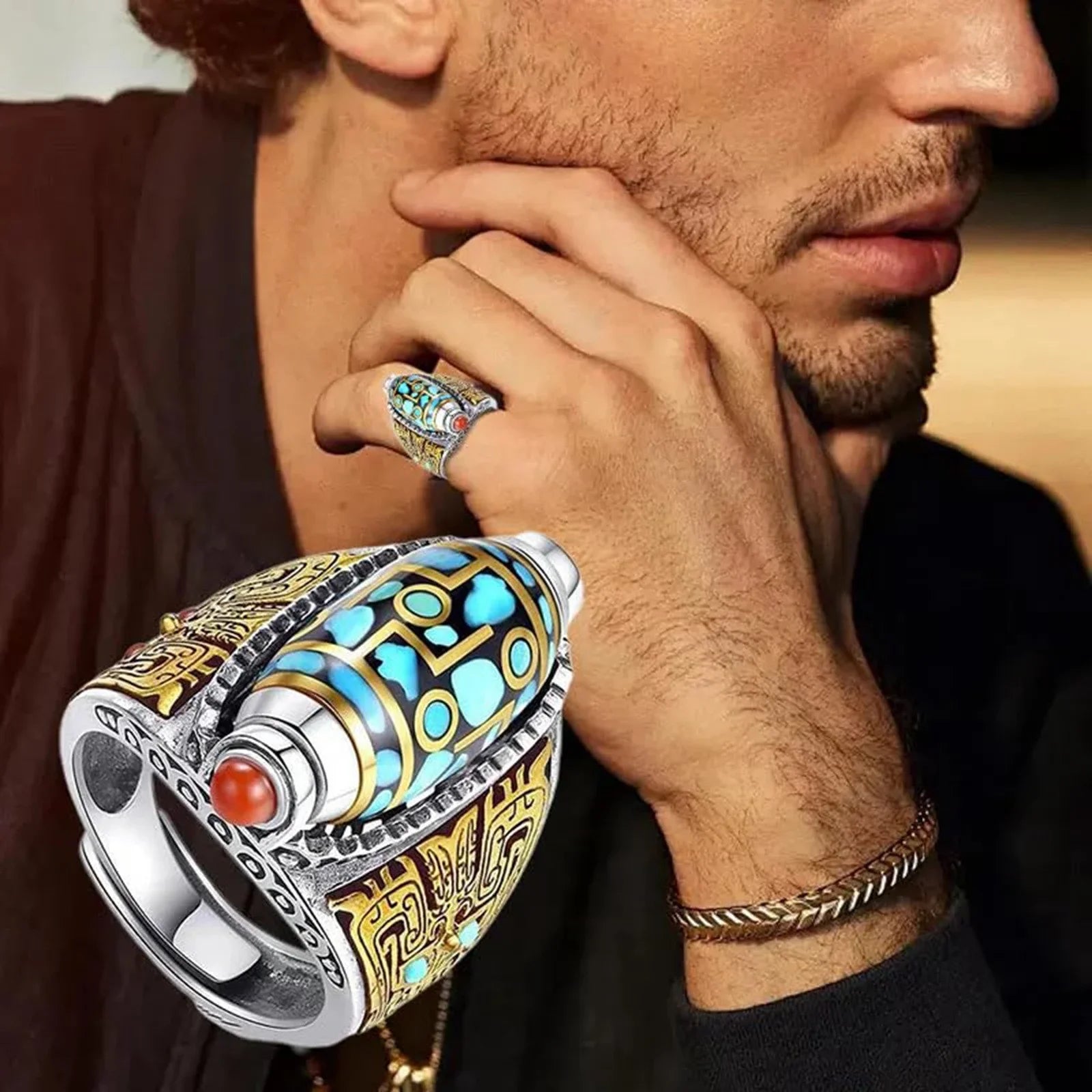 Sterling Rotating Ring