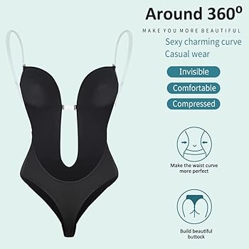 Backless Bra Shape Bodysuit بودي سوت مشكل بدون ظهر