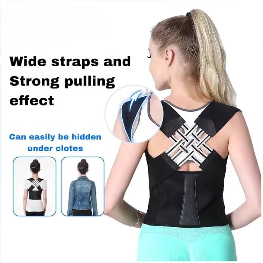 Reinforced Adjustable Posture Corrector مقوّم الظهر المعزز القابل للتعديل