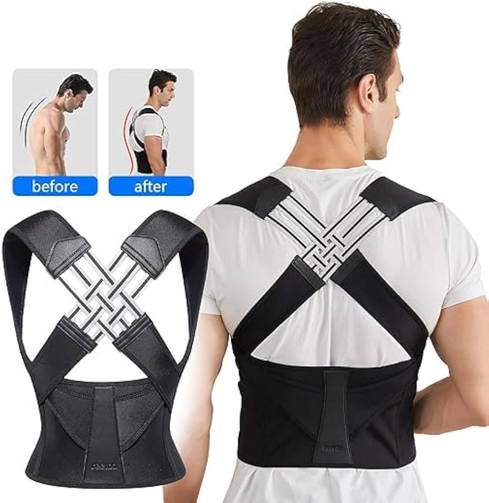 Reinforced Adjustable Posture Corrector مقوّم الظهر المعزز القابل للتعديل