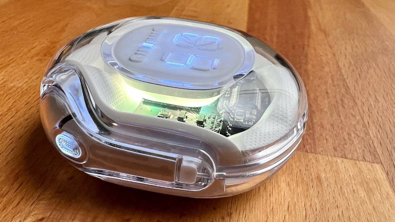 Clear Crystal AT8 Bluetooth Wireless Earbuds سماعات بلوتوث لاسلكية