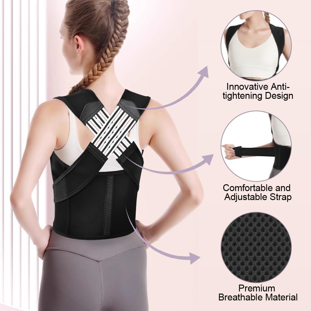 Reinforced Adjustable Posture Corrector مقوّم الظهر المعزز القابل للتعديل