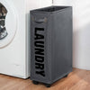 Rolling Mesh Laundry Basket with wheels سلة غسيل شبكية متحركة بعجلات