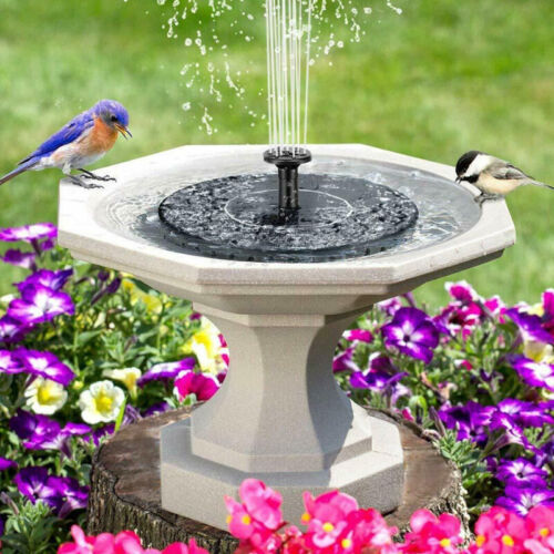 Solar Powered Water Fountain نافورة مائية تعمل بالطاقة الشمسية